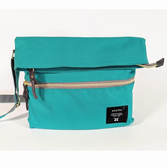 Anello Bags Anello Crossbody Purse Messenger Bag Turquoise Blue